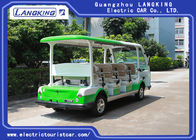 Four Wheel 11 Seats Electric Passenger Vehicle With Small Cargo 72volt / 7.5kw Ac Motor
