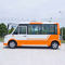 Фасонируйте оранжевые белые тележки электроэнергетики, электрический автобус города 30км/Х для парка поставщик