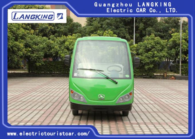 8 способность туристического автобуса 18% зеленого электрического туристского автомобиля Сеатер мини взбираясь 0