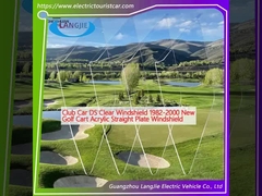 Club Car DS Clear Windshield 1982-2000 Новый гольф-кошелек акриловый прямая пластина лобовое стекло