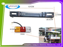 Задние фонари заднего бампера Marshell используются для четырехколесных электрических автомобилей для осмотра и патрульных автомобилей