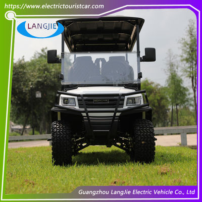 Хорошая цена. Электрические автомобили с аккумулятором 48В для 4 человек с черным сиденьем с нулевыми выбросами онлайн