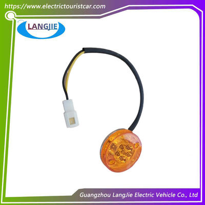 Хорошая цена. Светодиодные задние фонари, тормозные фонари Круговые Маршалл Оранжевый 12В Стойка индикаторные фонари Аксессуары для гольф-коляски онлайн