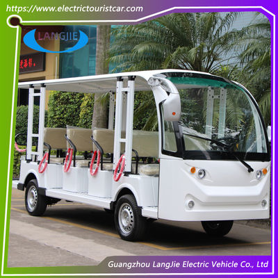 Хорошая цена. Мода 14 Человек Электрические туристические транспортные средства ACmotor Электрический туристический автобус7.5KW Для отеля онлайн