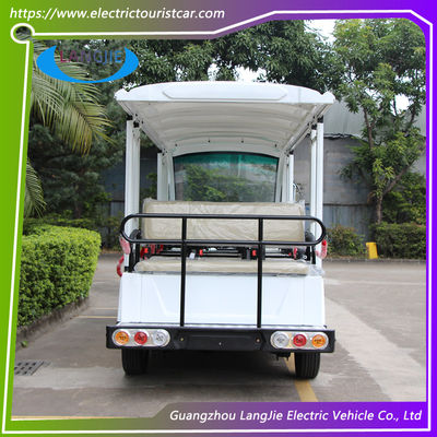 Хорошая цена. 14 мест Малоскоростные электромобили AC 72V 7.5KW 4-колесная электрическая тележка для гольфа онлайн