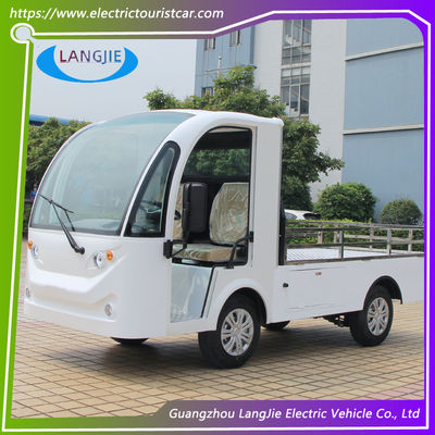 Хорошая цена. Белый 2-местный электромобиль для доставки электрических грузов AC 48V Электрические транспортные средства для завода онлайн