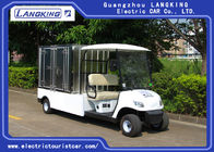 2 Seater Electric Utility Carts , Electric Food Cart With Customized Cargo Box