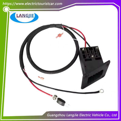 Хорошая цена. Ezgo Golf Cart Charging Socket Square TXT Socket с двумя круглыми отверстиями онлайн