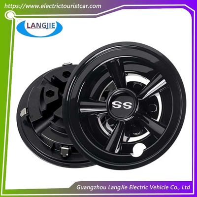 Хорошая цена. 8-дюймовая коляска для гольфа Yamaha Черная круглая коляска онлайн