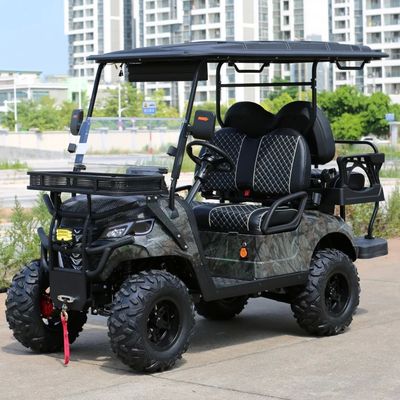 Хорошая цена. 4-Seat Electric Golf Cart With 14-Inch Off-Road Tires Q235 High-Strength Chassis And 10-Inch Multimedia Screen онлайн