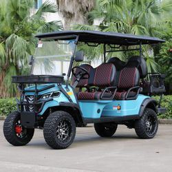 Хорошая цена. Luxury 6 Seater Electric Golf Cart with 72V/48V Lithium Battery 40km/h Max Speed and 80km Range онлайн