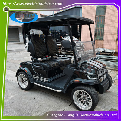 Хорошая цена. 2 Seaters Electric Golf Cart with Power-Assisted Steering Double Swing Arm Suspension and Foldable Windshield онлайн