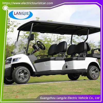 Свинцово-кислотный сухой батареи Club Golf Carts Белый электрический автомобиль Golf Carts 6 мест