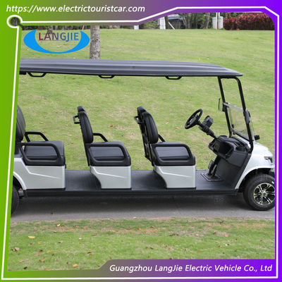 Свинцово-кислотный сухой батареи Club Golf Carts Белый электрический автомобиль Golf Carts 6 мест