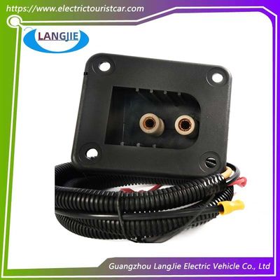 Ezgo Golf Cart Charging Socket Square TXT Socket с двумя круглыми отверстиями