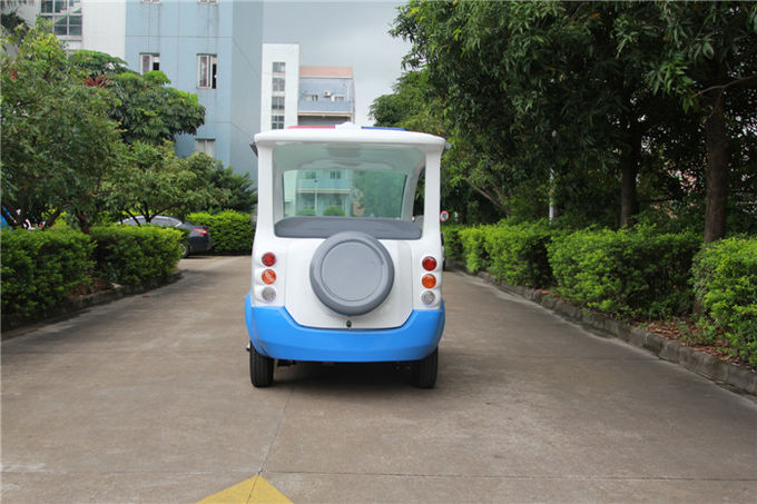 Голубой/белый электрический автомобиль гольфа с местами стекла волокна 4 Топлигхт для курорта 2
